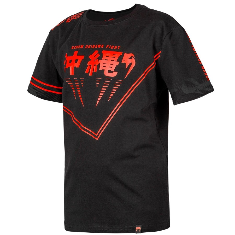 Παιδικό t-shirt venum okinawa 2.0 - ΜαύροΚόκκινο
