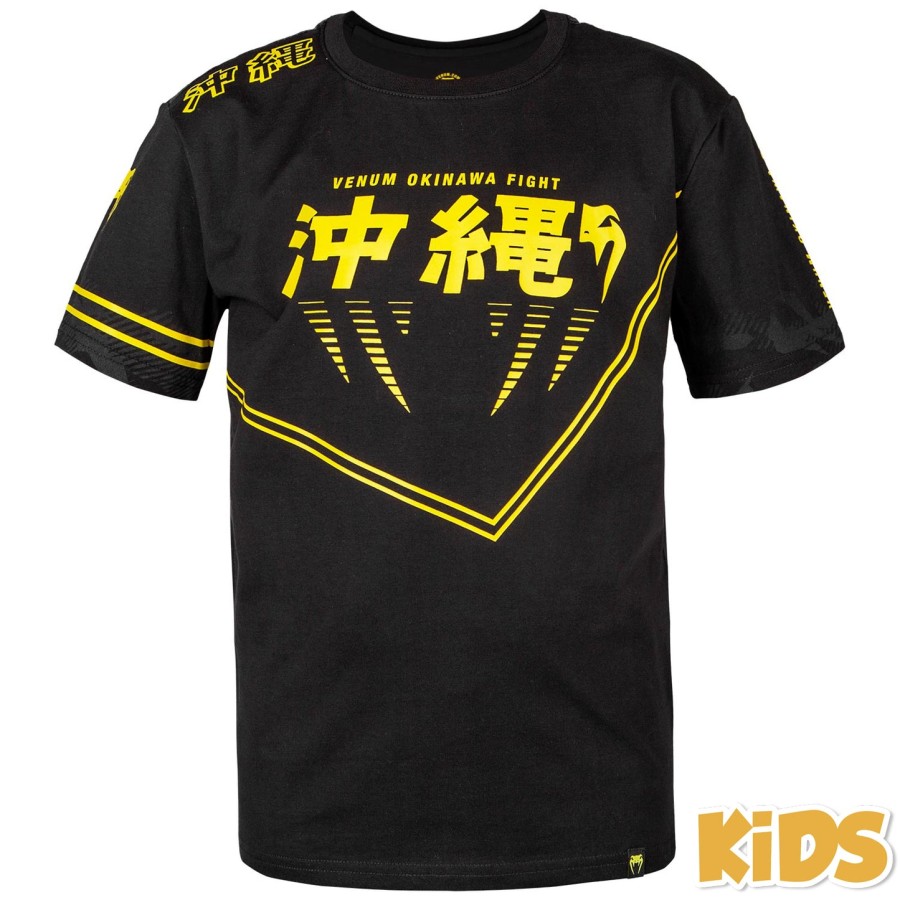 Παιδικό t-shirt venum okinawa 2.0 - ΜαύροΚίτρινο - Αποκλειστικό