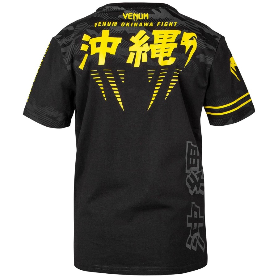 Παιδικό t-shirt venum okinawa 2.0 - ΜαύροΚίτρινο - Αποκλειστικό
