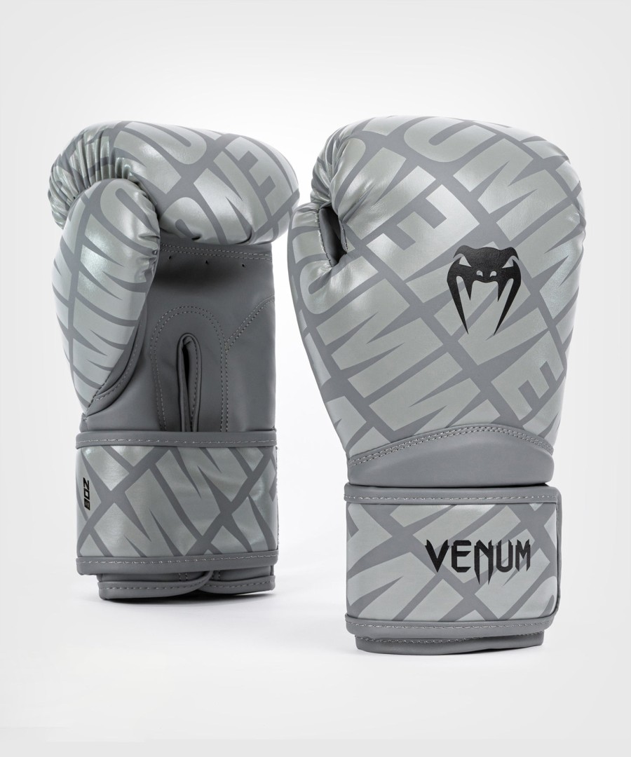 Γάντια πυγμαχίας venum contender 1.5 xt για παιδιά - Γραφίτης-Μαύρο