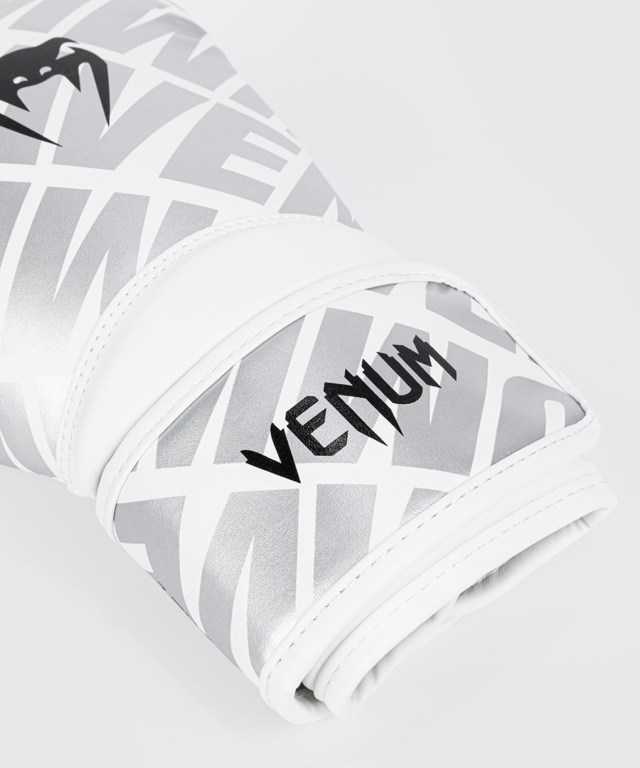 Γάντια πυγμαχίας venum contender 1.5 xt για παιδιά - Λευκό-Ασημί