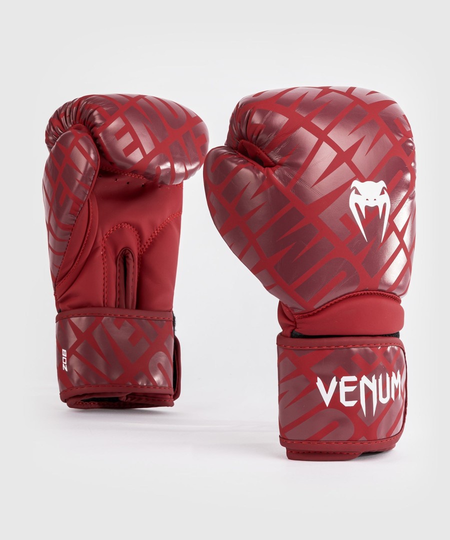 Γάντια πυγμαχίας venum contender 1.5 xt για παιδιά - Λευκό-Μπορντό
