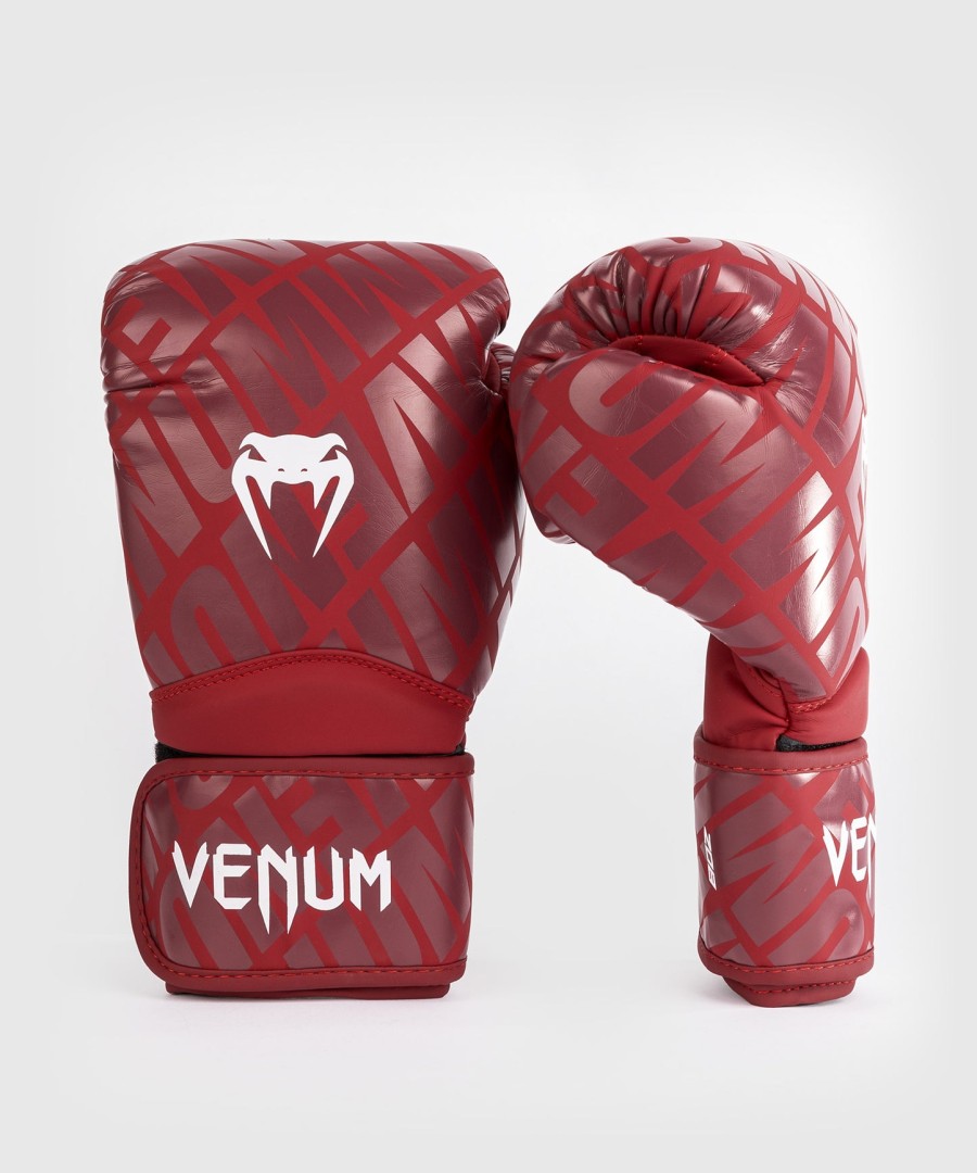Γάντια πυγμαχίας venum contender 1.5 xt για παιδιά - Λευκό-Μπορντό